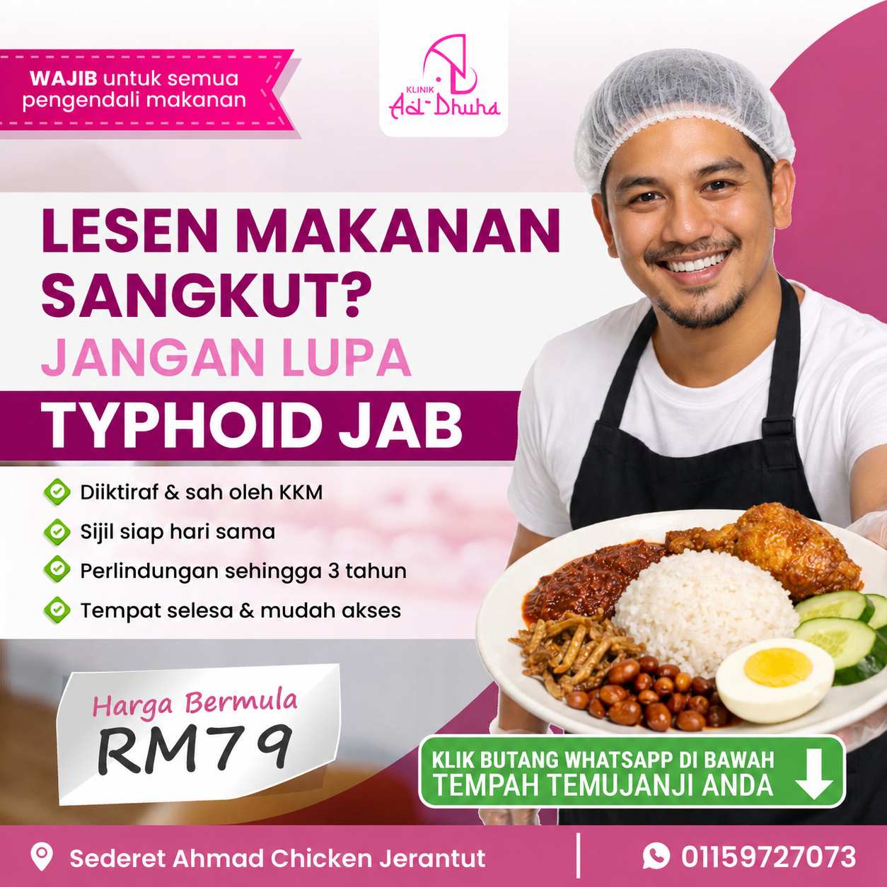 Vaksin Typhoid - Klinik Ad-Dhuha Jerantut